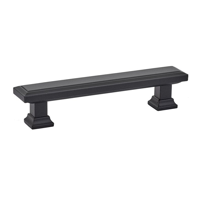 Geometric Rectangular Pull by Emtek Hardware - 5" - Flat Black - New York Hardware