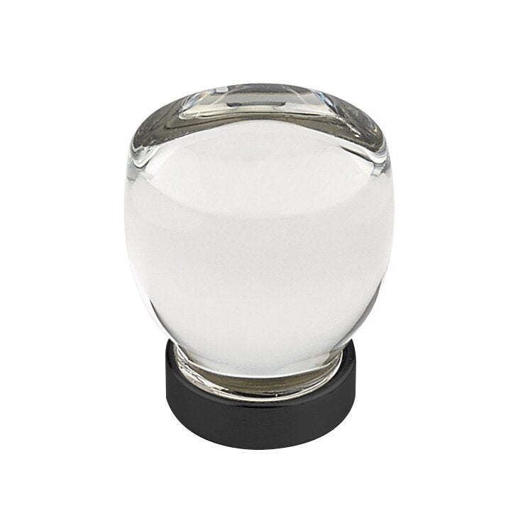 Juneau Knob by Emtek Hardware - 1-1/8" - Flat Black - New York Hardware