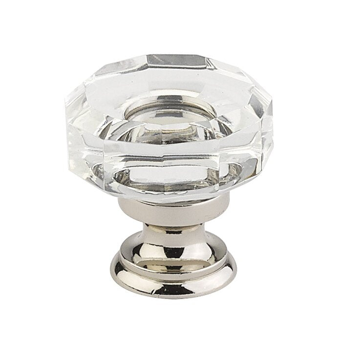 Lowell Knob by Emtek Hardware - 1-3/8" - Polished Nickel - New York Hardware