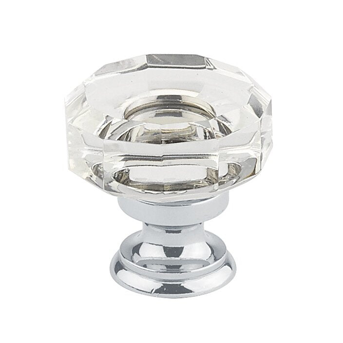 Lowell Knob by Emtek Hardware - 1-3/8" - Polished Chrome - New York Hardware