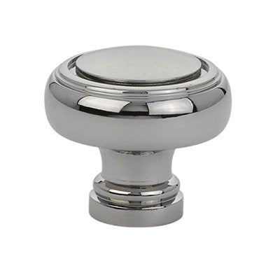 Norwich Knob by Emtek Hardware - 1-1/4" - Polished Nickel - New York Hardware