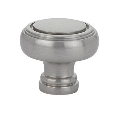 Norwich Knob by Emtek Hardware - 1-1/4" - Satin Nickel - New York Hardware
