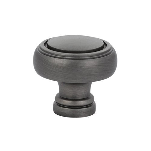 Norwich Knob by Emtek Hardware - 1-1/4" - Pewter - New York Hardware