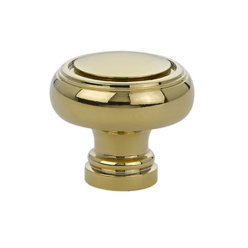 Norwich Knob by Emtek Hardware - 1-1/4" - Unlacquered Brass - New York Hardware