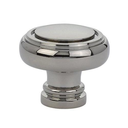 Norwich Knob by Emtek Hardware - 1-5/8" - Polished Nickel - New York Hardware