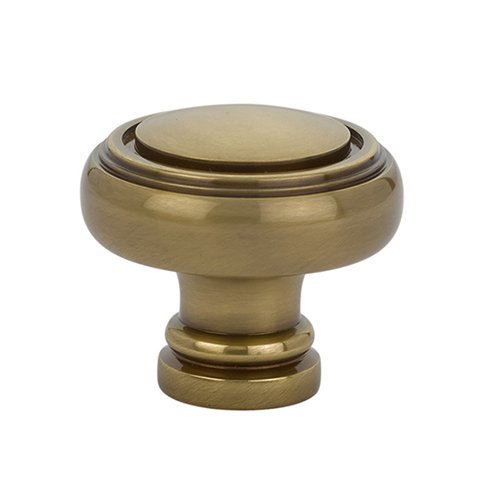 Norwich Knob by Emtek Hardware - 1-5/8" - French Antique Brass - New York Hardware