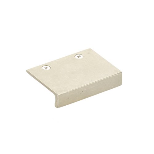Rustic Modern Edge Pull by Emtek Hardware - 3" - Tumbled White Bronze - New York Hardware