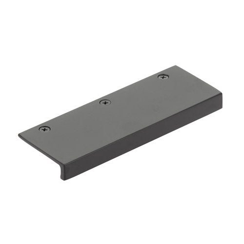 Rustic Modern Edge Pull by Emtek Hardware - 6" - Flat Black Bronze - New York Hardware
