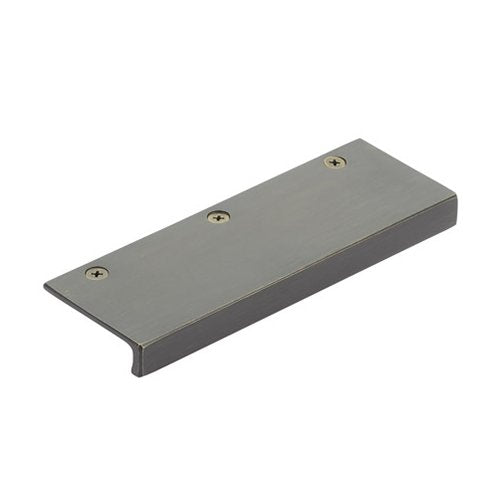 Rustic Modern Edge Pull by Emtek Hardware - 6" - Medium Bronze - New York Hardware