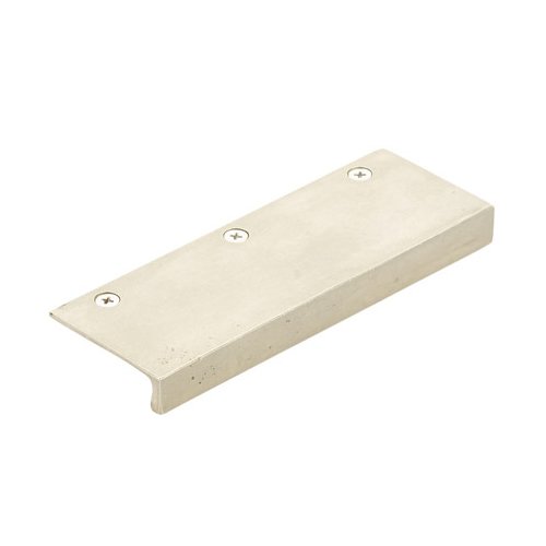 Rustic Modern Edge Pull by Emtek Hardware - 6" - Tumbled White Bronze - New York Hardware