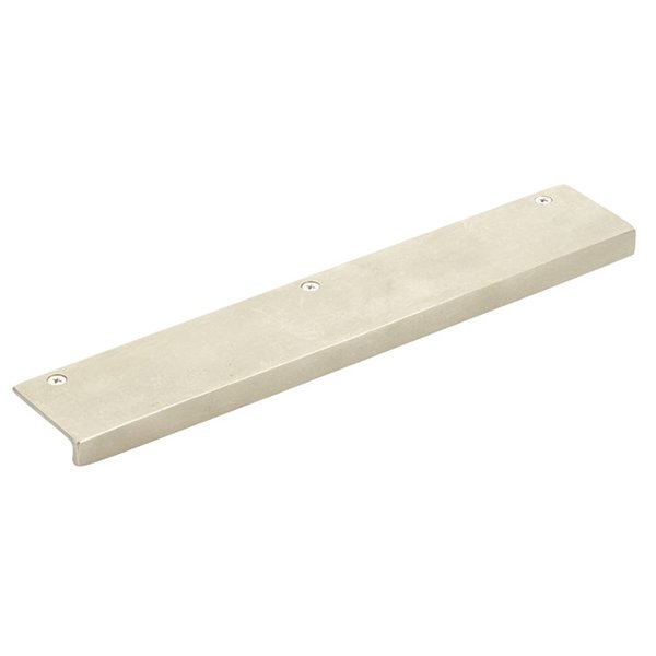 Rustic Modern Edge Pull by Emtek Hardware - 12" - Tumbled White Bronze - New York Hardware