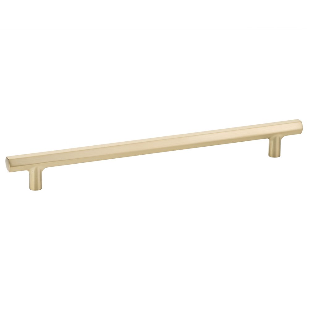 Mod Hex Pull by Emtek Hardware - 10" - Satin Brass - New York Hardware