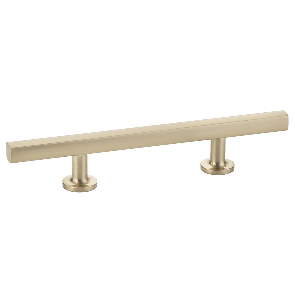 Freestone Extended Pull by Emtek Hardware - 3-1/2" - Satin Brass - New York Hardware