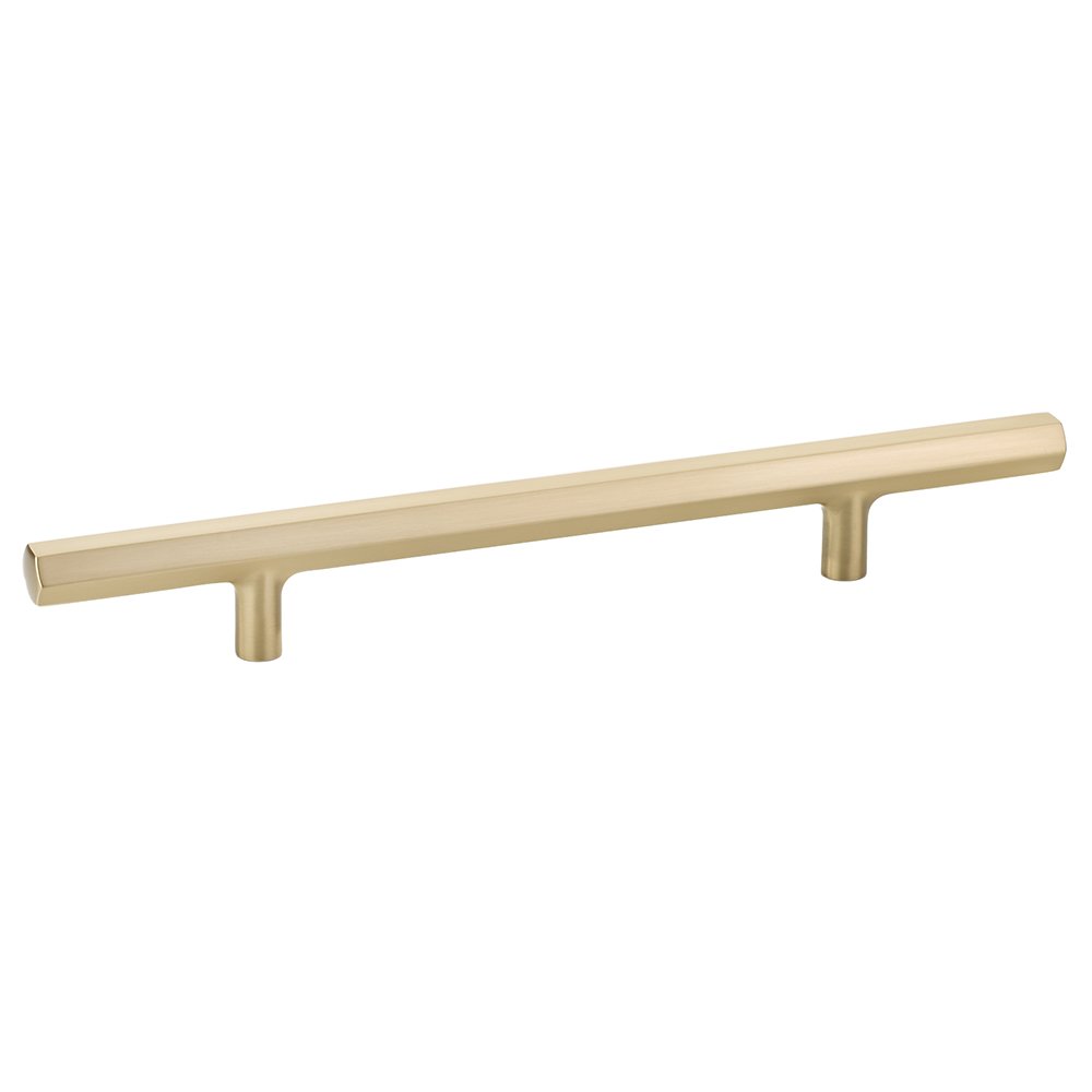 Mod Hex Extended Pull by Emtek Hardware - 6" - Satin Brass - New York Hardware