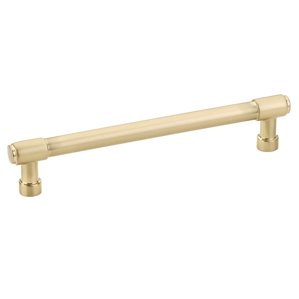 Jasper Pull by Emtek Hardware - 6" - Satin Brass - New York Hardware