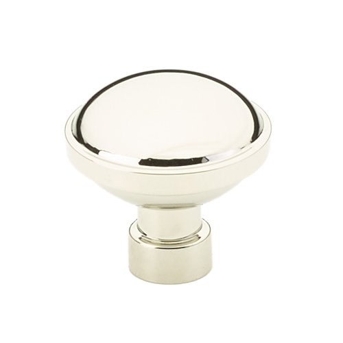 Brandt Knob by Emtek Hardware - 1-1/4" - Polished Nickel - New York Hardware