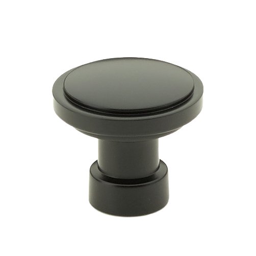 Haydon Knob by Emtek Hardware - 1-1/4" - Flat Black - New York Hardware
