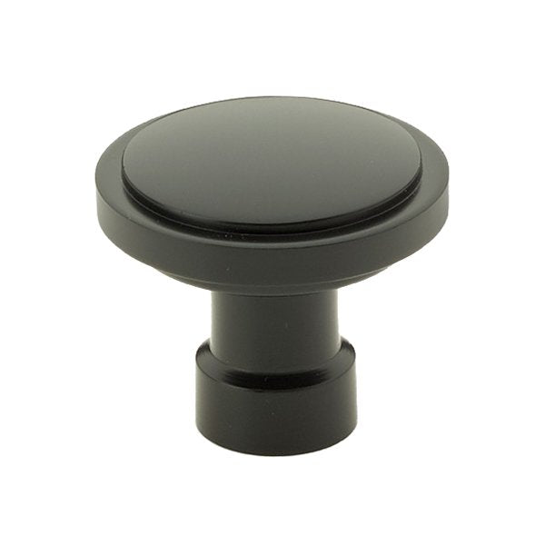 Haydon Knob by Emtek Hardware - 1-3/4" - Flat Black - New York Hardware