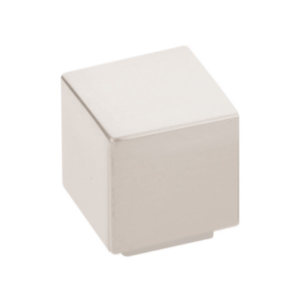 Allerton Square Knob by Emtek Hardware - 1" - Satin Nickel - New York Hardware