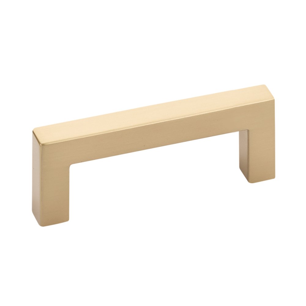 Warwick Handle by Emtek Hardware - 3-1/2" - Satin Brass - New York Hardware