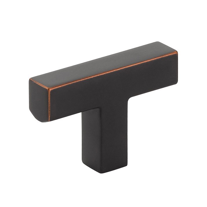 Warwick T Knob by Emtek Hardware - 2" - Oil Rubbed Bronze - New York Hardware