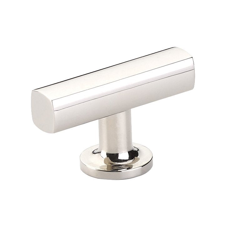 Freestone T Knob by Emtek Hardware - 2" - Polished Nickel - New York Hardware