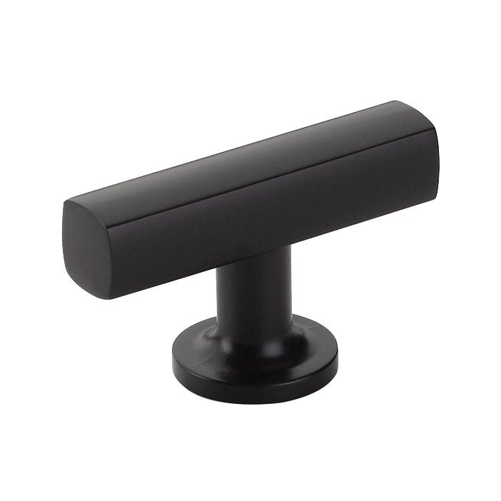 Freestone T Knob by Emtek Hardware - 2" - Flat Black - New York Hardware