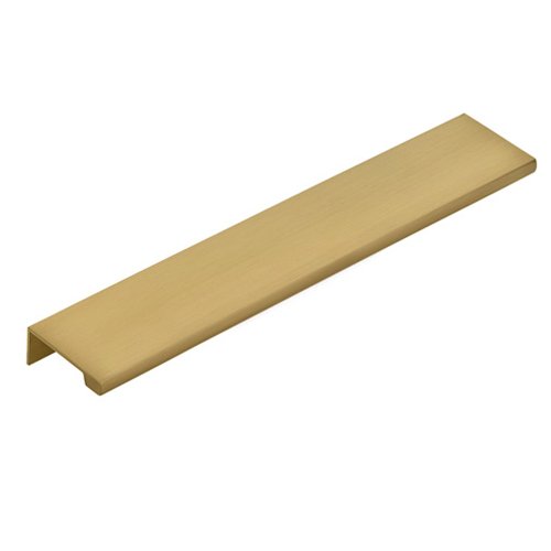 Long Edge Pull by Emtek Hardware - 13-1/4" - Satin Brass - New York Hardware