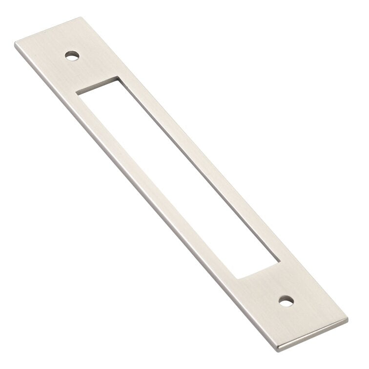 Backplate for Pull by Emtek Hardware - 5" - Satin Nickel - New York Hardware