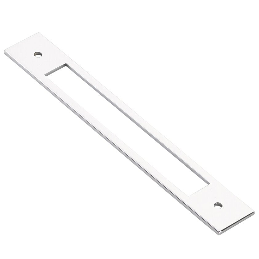 Backplate for Pull by Emtek Hardware - 6" - Polished Chrome - New York Hardware