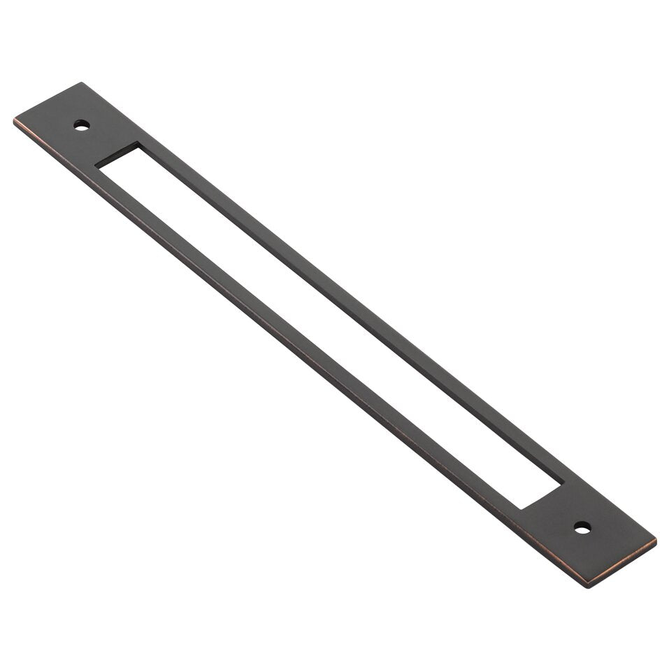 Backplate for Pull by Emtek Hardware - 8" - Oil Rubbed Bronze - New York Hardware