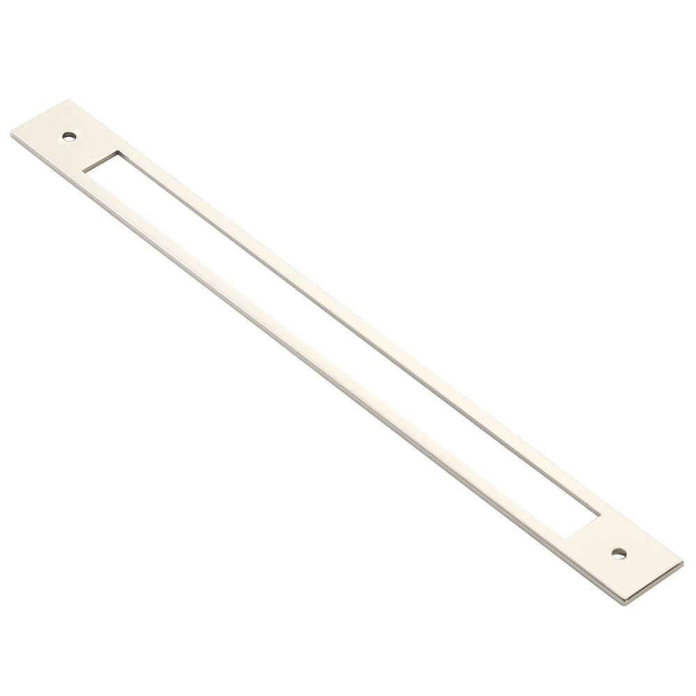 Backplate for Pull by Emtek Hardware - 10" - Polished Nickel - New York Hardware