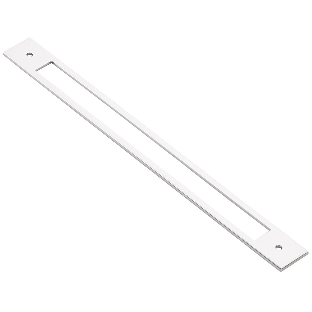 Backplate for Pull by Emtek Hardware - 10" - Polished Chrome - New York Hardware