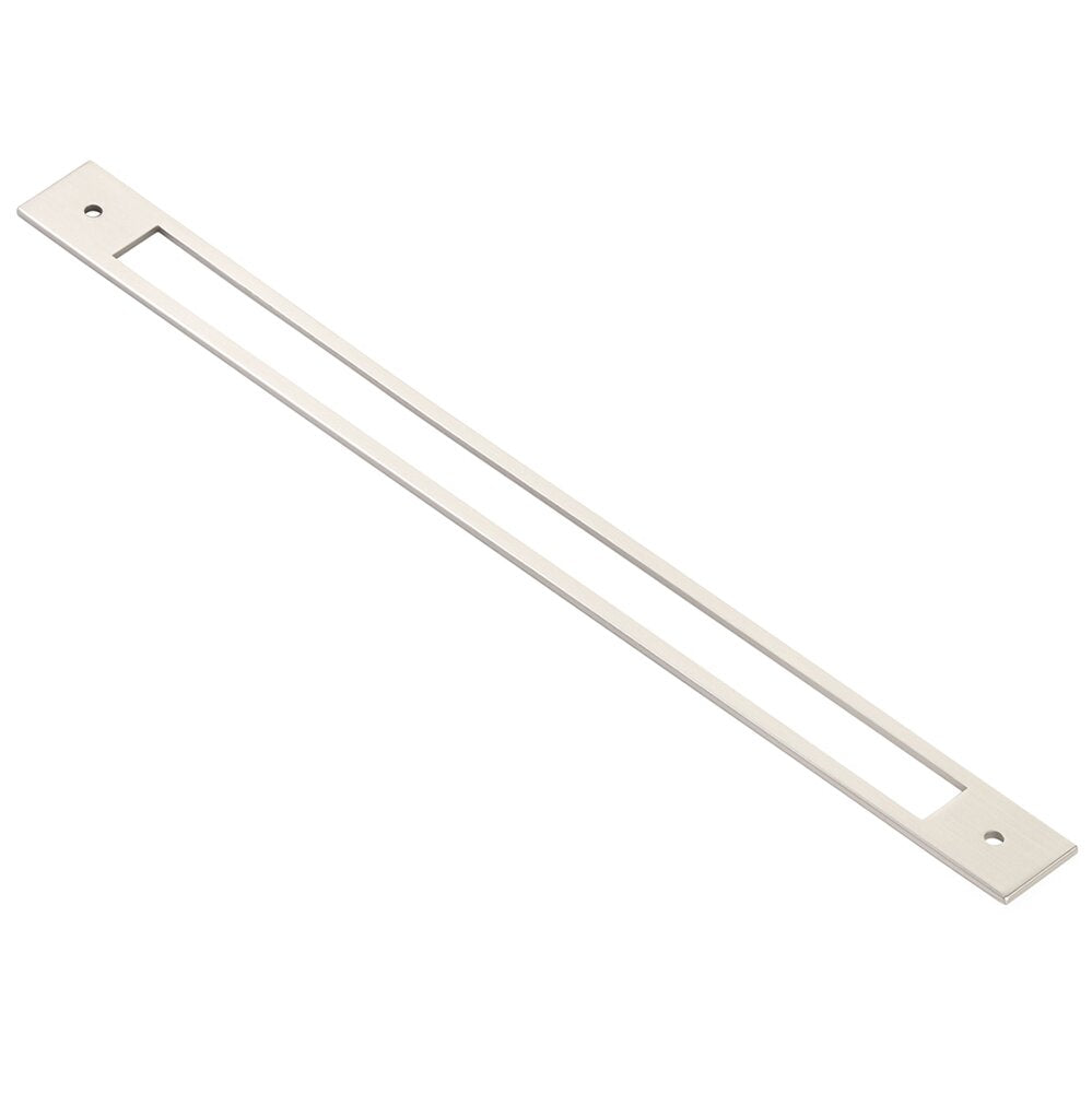 Backplate for Pull by Emtek Hardware - 12" - Satin Nickel - New York Hardware