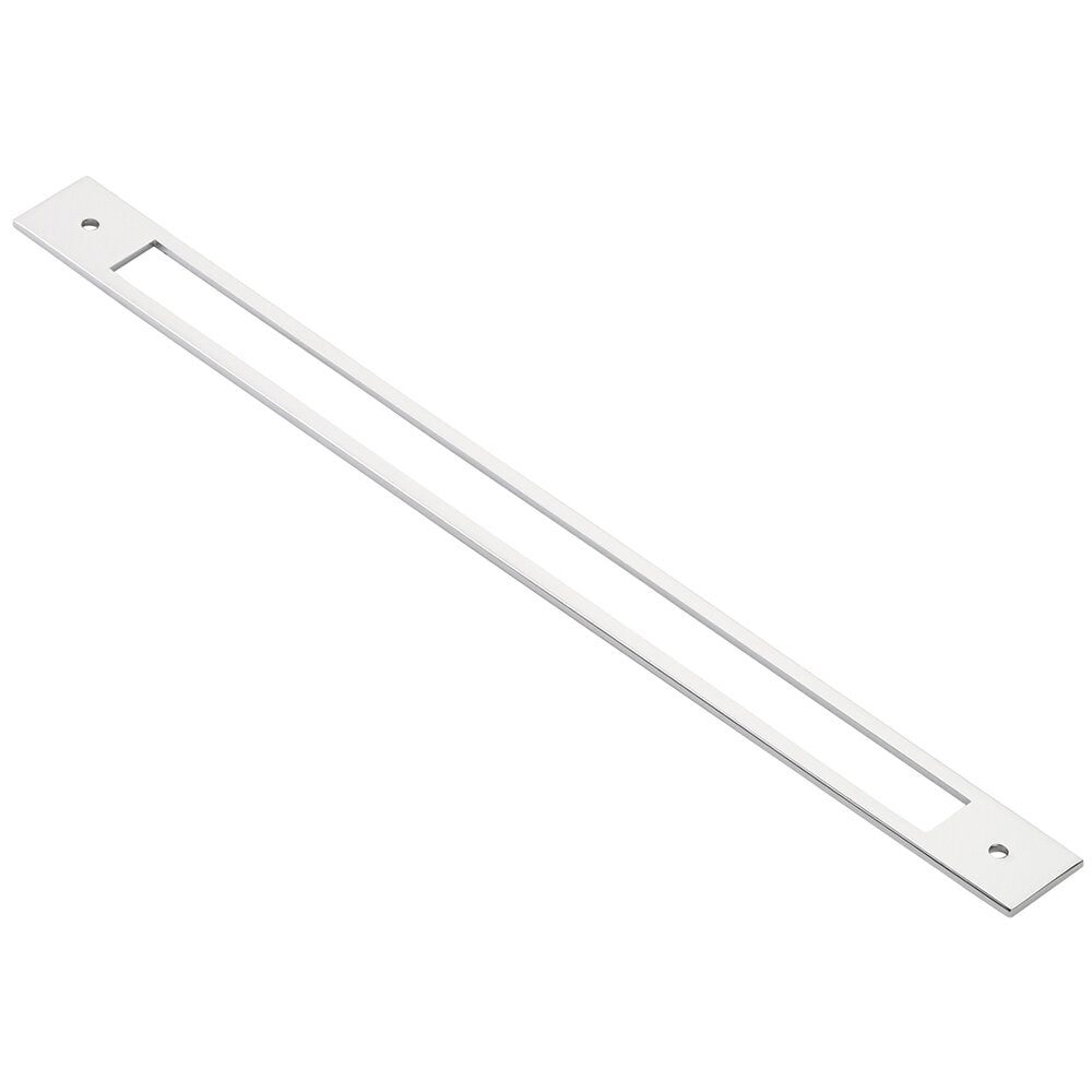 Backplate for Pull by Emtek Hardware - 12" - Polished Chrome - New York Hardware