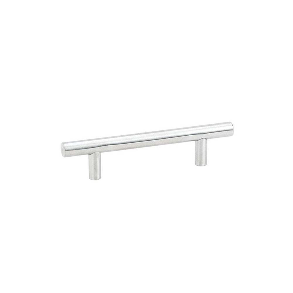 Bar Pull by Emtek Hardware - 5" - Brushed Stainless Steel - New York Hardware