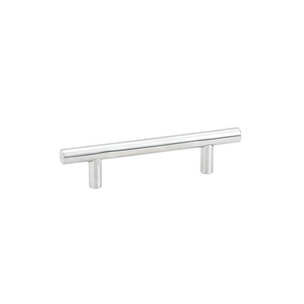 Bar Pull by Emtek Hardware - 6" - Brushed Stainless Steel - New York Hardware