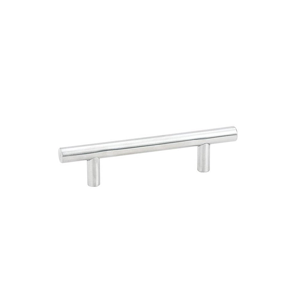 Bar Pull by Emtek Hardware - 12" - Brushed Stainless Steel - New York Hardware