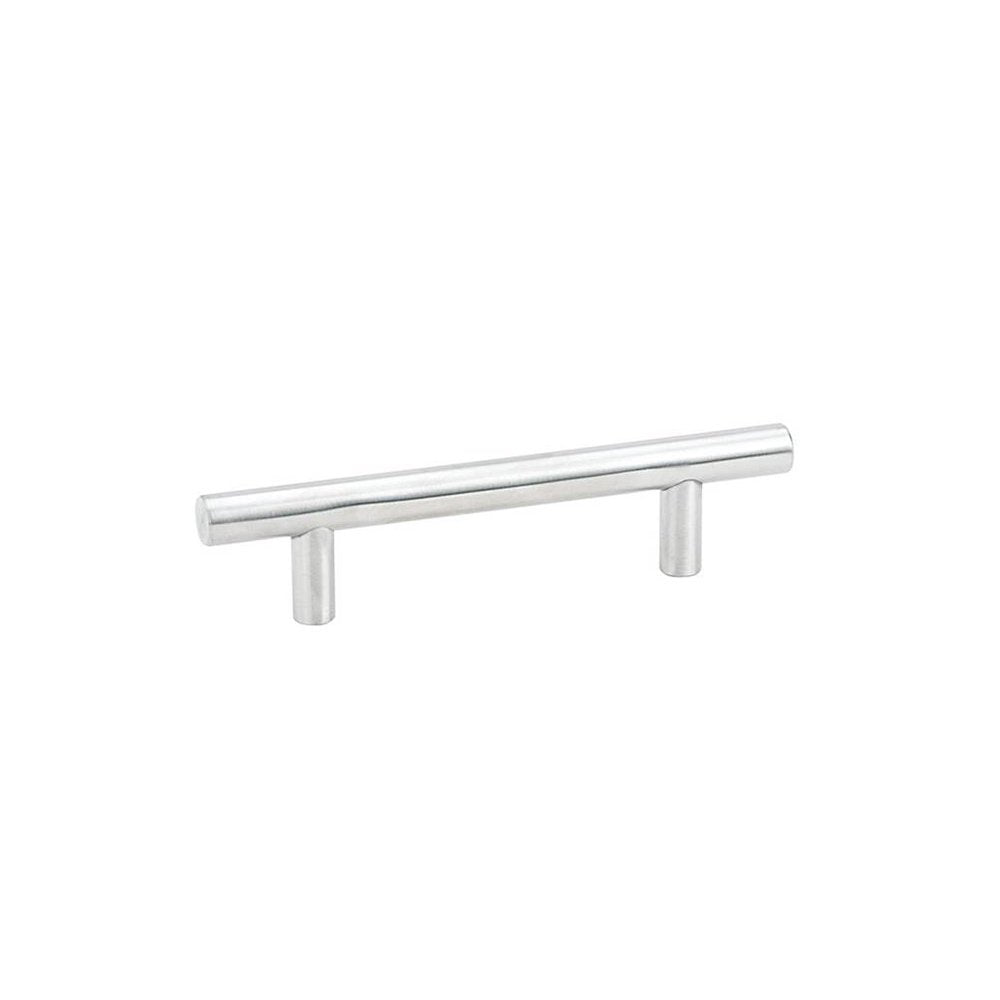 Bar Pull by Emtek Hardware - 24" - Brushed Stainless Steel - New York Hardware