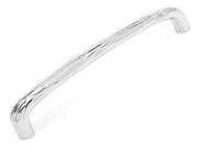 Lines and Crosses Door Pull 12 3/4" (324mm) - Polished Nickel - New York Hardware Online